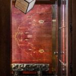 Chic entryway with console table and artwork